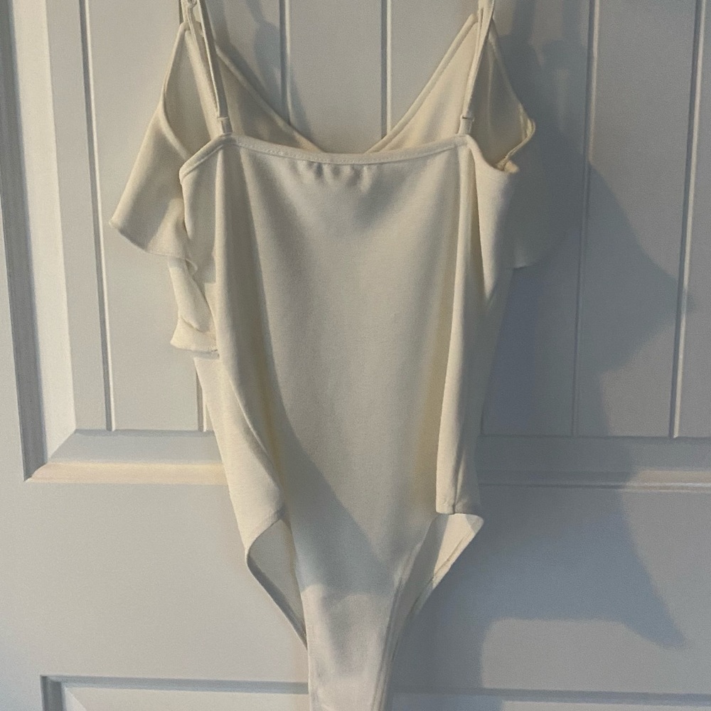 White SHEIN Bodysuit